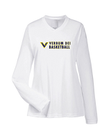 Verbum Dei HS Boys Basketball Basic - Womens Performance Longsleeve