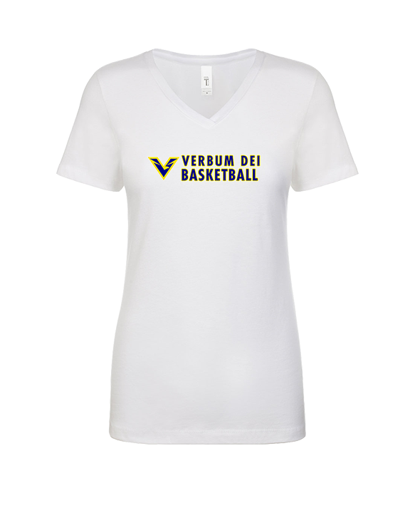 Verbum Dei HS Boys Basketball Basic - Womens Vneck