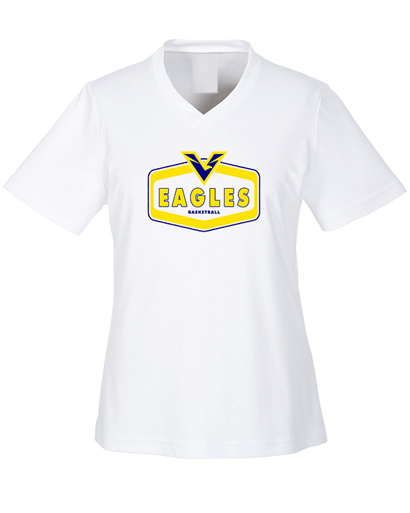 Verbum Dei HS Boys Basketball Board - Womens Performance Shirt
