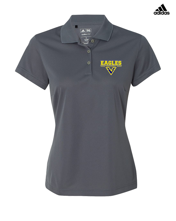 Verbum Dei HS Boys Basketball Border - Adidas Womens Polo