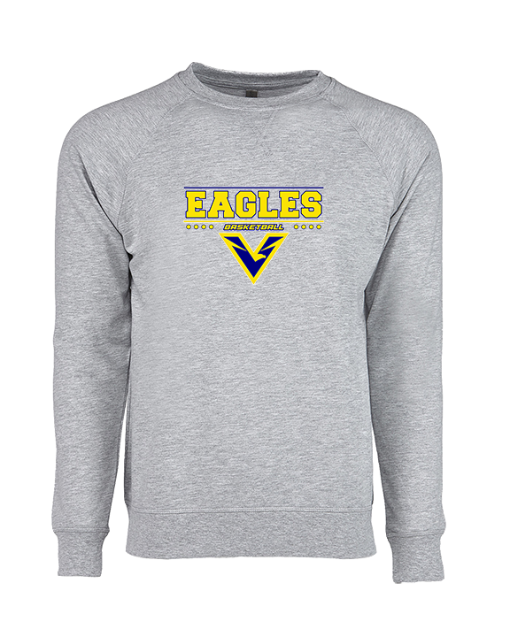 Verbum Dei HS Boys Basketball Border - Crewneck Sweatshirt