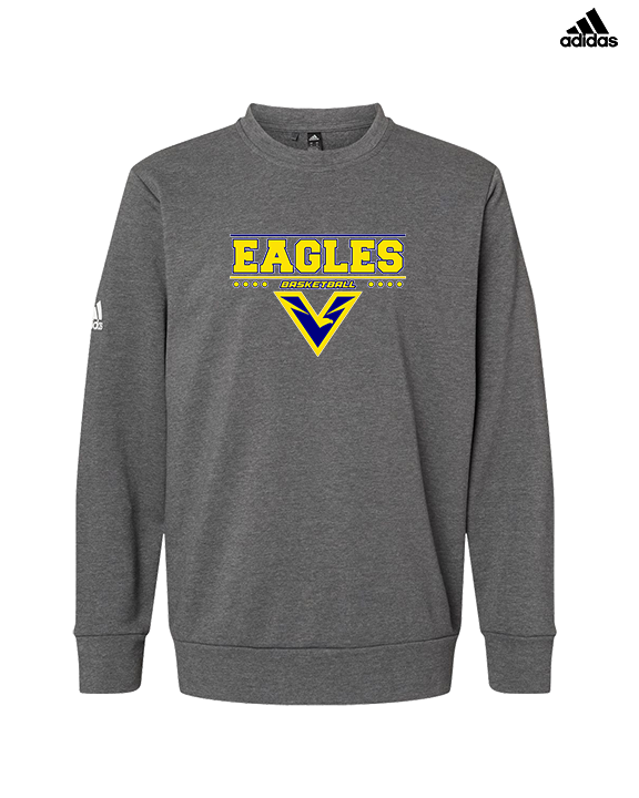 Verbum Dei HS Boys Basketball Border - Mens Adidas Crewneck