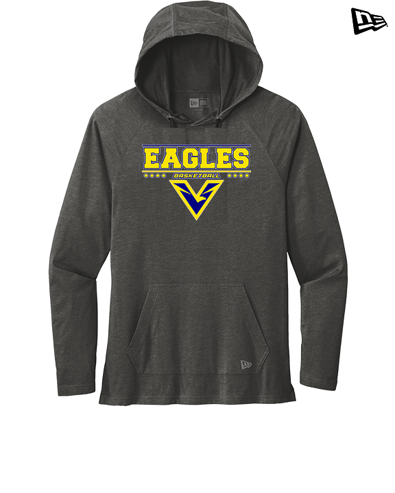 Verbum Dei HS Boys Basketball Border - New Era Tri-Blend Hoodie