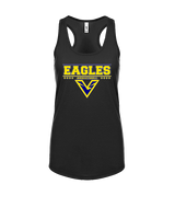 Verbum Dei HS Boys Basketball Border - Womens Tank Top