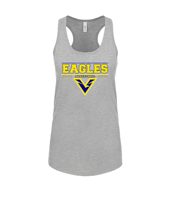 Verbum Dei HS Boys Basketball Border - Womens Tank Top