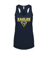 Verbum Dei HS Boys Basketball Border - Womens Tank Top