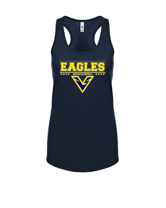 Verbum Dei HS Boys Basketball Border - Womens Tank Top