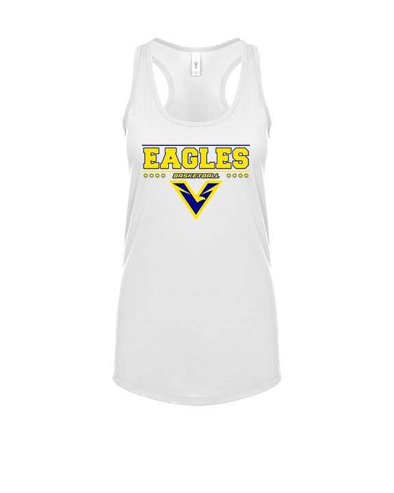Verbum Dei HS Boys Basketball Border - Womens Tank Top