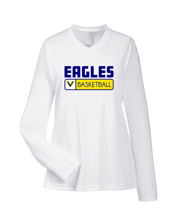 Verbum Dei HS Boys Basketball Pennant - Womens Performance Longsleeve