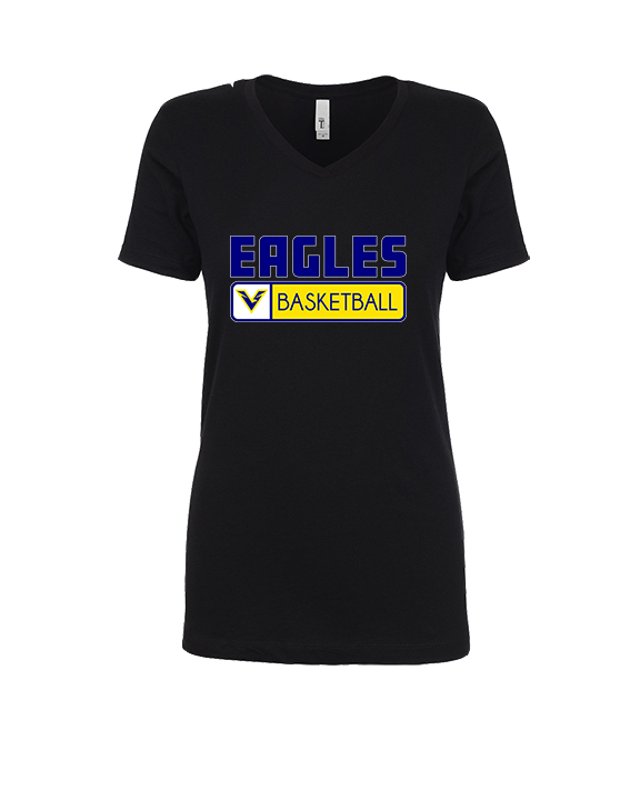 Verbum Dei HS Boys Basketball Pennant - Womens Vneck