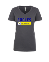 Verbum Dei HS Boys Basketball Pennant - Womens Vneck