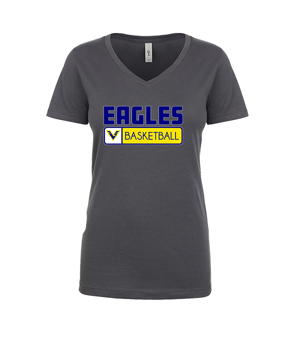 Verbum Dei HS Boys Basketball Pennant - Womens Vneck