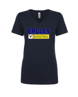 Verbum Dei HS Boys Basketball Pennant - Womens Vneck