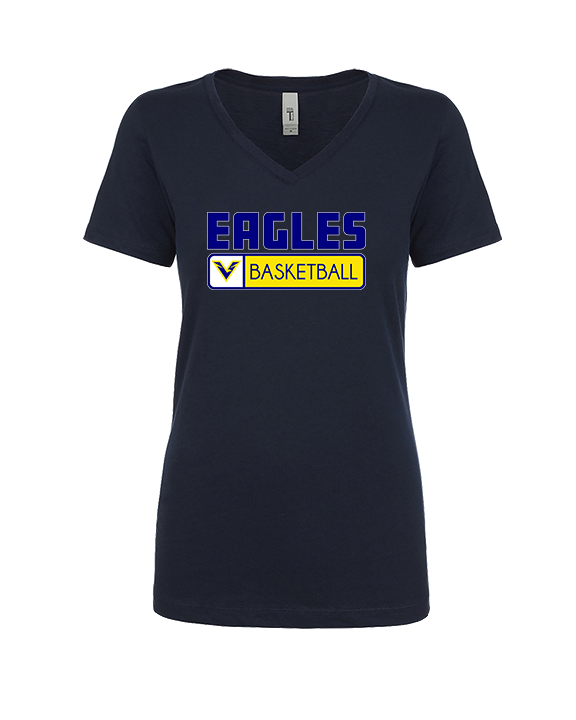 Verbum Dei HS Boys Basketball Pennant - Womens Vneck