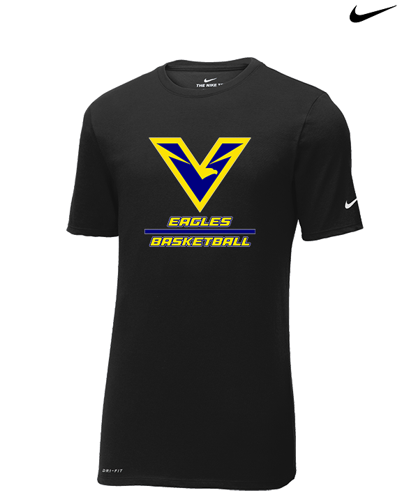Verbum Dei HS Boys Basketball Split - Mens Nike Cotton Poly Tee