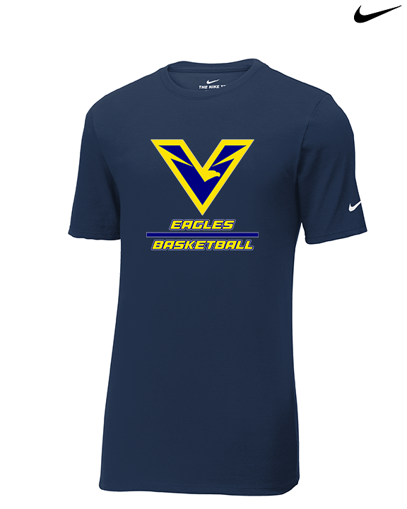 Verbum Dei HS Boys Basketball Split - Mens Nike Cotton Poly Tee