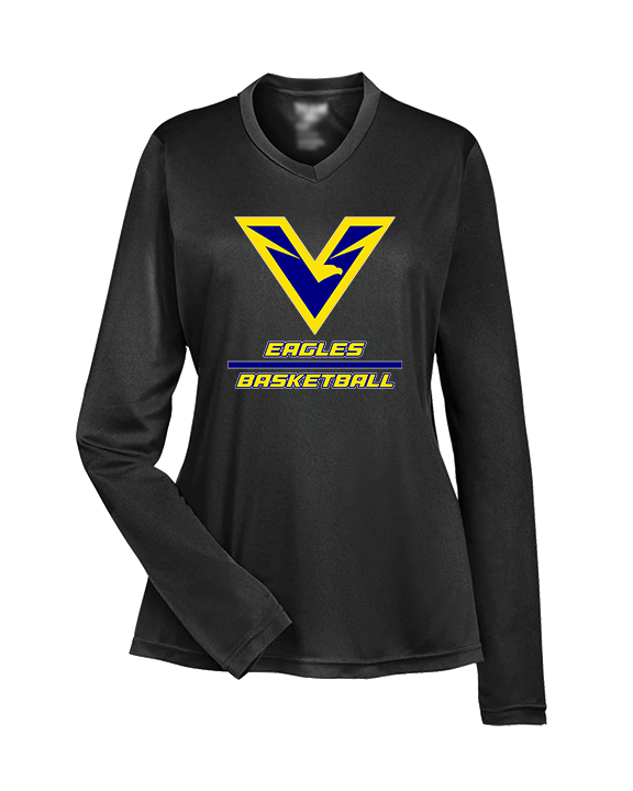 Verbum Dei HS Boys Basketball Split - Womens Performance Longsleeve