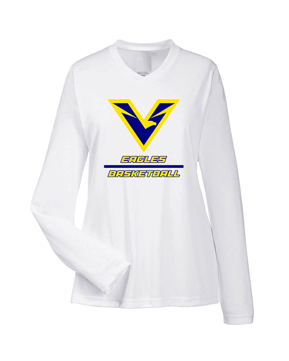 Verbum Dei HS Boys Basketball Split - Womens Performance Longsleeve