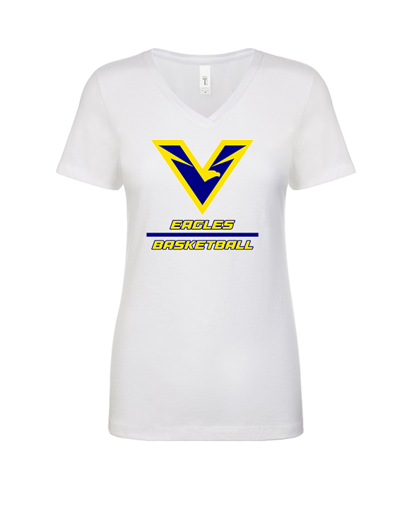 Verbum Dei HS Boys Basketball Split - Womens Vneck