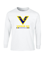 Verbum Dei HS Boys Basketball Stacked - Cotton Longsleeve