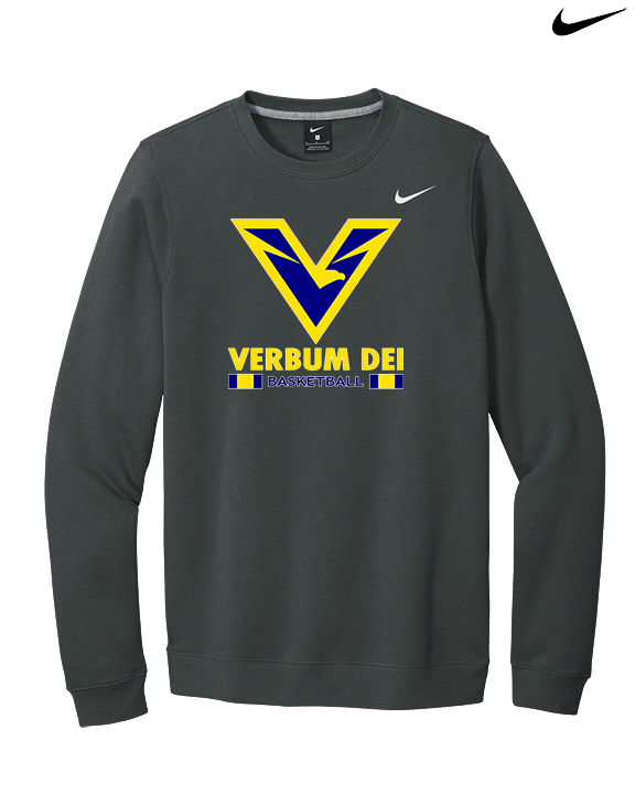 Verbum Dei HS Boys Basketball Stacked - Mens Nike Crewneck