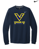 Verbum Dei HS Boys Basketball Stacked - Mens Nike Crewneck
