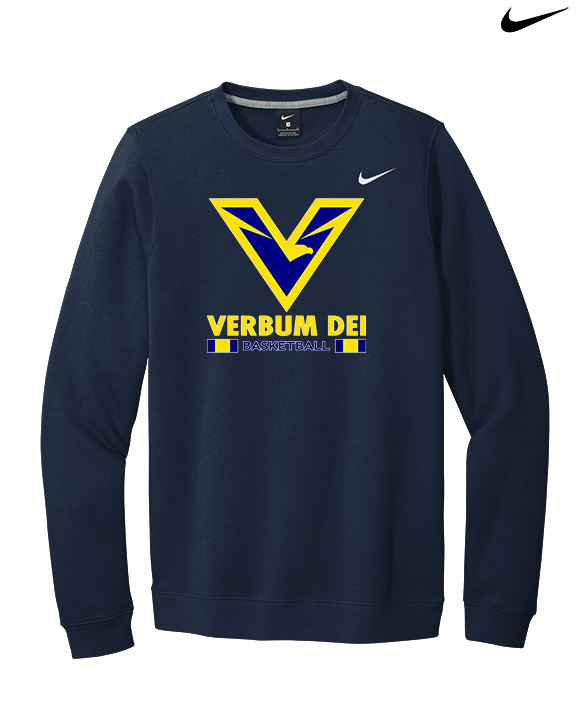 Verbum Dei HS Boys Basketball Stacked - Mens Nike Crewneck