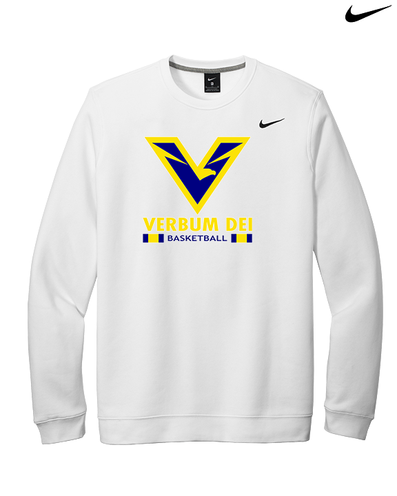 Verbum Dei HS Boys Basketball Stacked - Mens Nike Crewneck