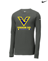 Verbum Dei HS Boys Basketball Stacked - Mens Nike Longsleeve
