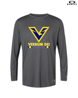 Verbum Dei HS Boys Basketball Stacked - Mens Oakley Longsleeve