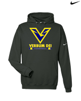 Verbum Dei HS Boys Basketball Stacked - Nike Club Fleece Hoodie