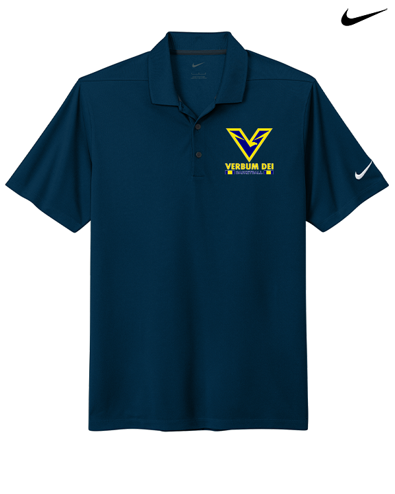 Verbum Dei HS Boys Basketball Stacked - Nike Polo