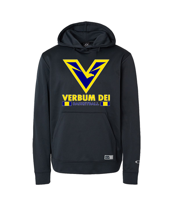 Verbum Dei HS Boys Basketball Stacked - Oakley Performance Hoodie