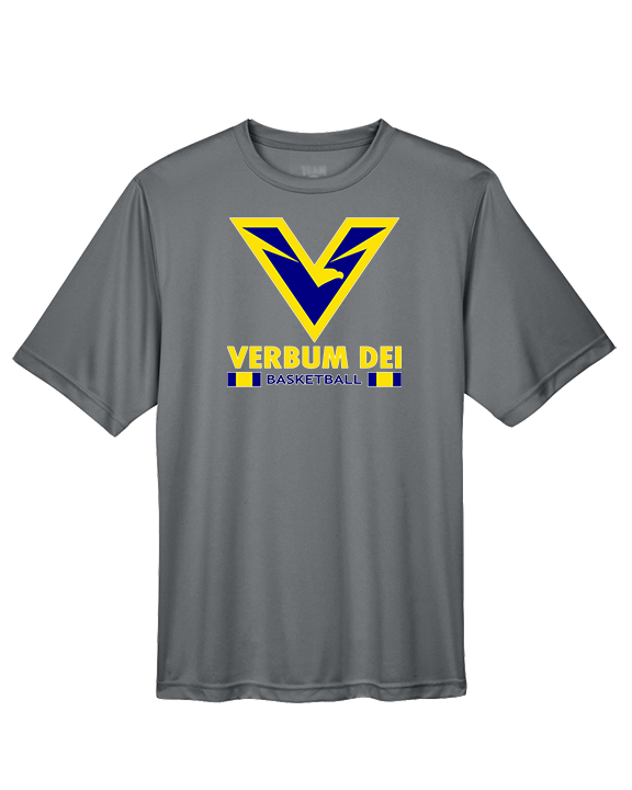 Verbum Dei HS Boys Basketball Stacked - Performance Shirt