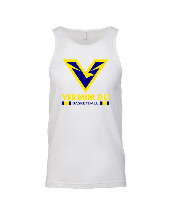 Verbum Dei HS Boys Basketball Stacked - Tank Top