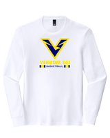 Verbum Dei HS Boys Basketball Stacked - Tri-Blend Long Sleeve
