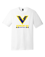Verbum Dei HS Boys Basketball Stacked - Tri-Blend Shirt