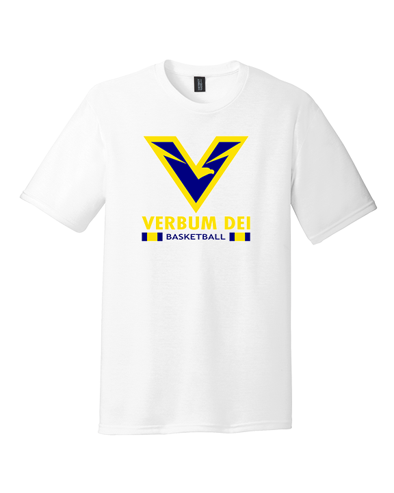 Verbum Dei HS Boys Basketball Stacked - Tri-Blend Shirt