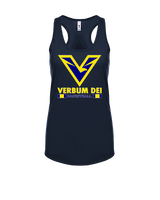 Verbum Dei HS Boys Basketball Stacked - Womens Tank Top