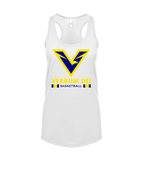 Verbum Dei HS Boys Basketball Stacked - Womens Tank Top