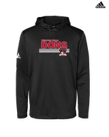 Verdugo Hills HS Cheer Stripes - Mens Adidas Hoodie