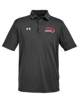 Verdugo Hills HS Cheer Stripes - Under Armour Mens Tech Polo