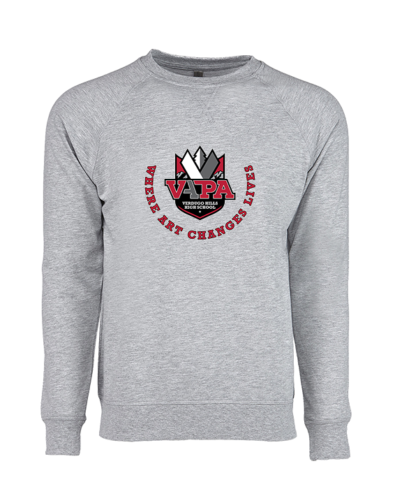 Verdugo Hills HS Visual and Performing Arts Magnet Swoop - Crewneck Sweatshirt