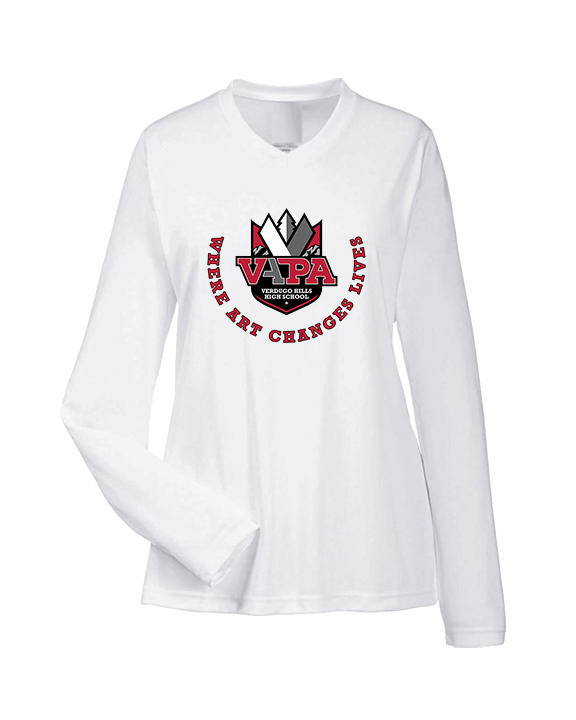 Verdugo Hills HS Visual and Performing Arts Magnet Swoop - Womens Performance Longsleeve