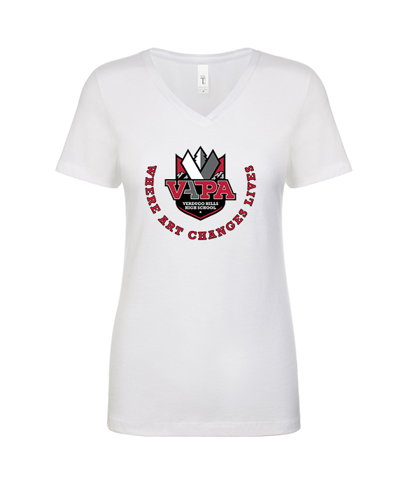 Verdugo Hills HS Visual and Performing Arts Magnet Swoop - Womens Vneck