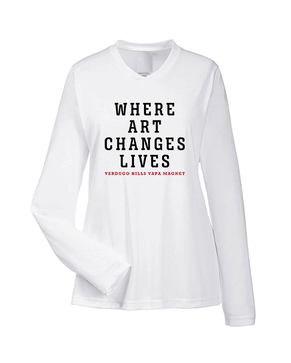 Verdugo Hills HS Visual and Performing Arts Magnet TIOH - Womens Performance Longsleeve