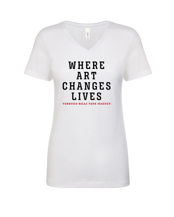 Verdugo Hills HS Visual and Performing Arts Magnet TIOH - Womens Vneck