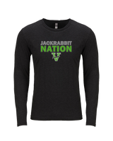 Victor Valley HS Track & Field Nation - Tri-Blend Long Sleeve