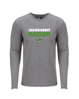Victor Valley HS Track & Field Nation - Tri-Blend Long Sleeve