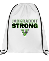 Victor Valley HS Track & Field Strong - Drawstring Bag